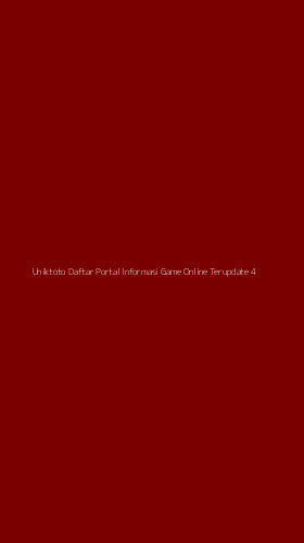 Tampilan Antarmuka Aplikasi Uniktoto Daftar Portal Informasi Game Online Terupdate - 4