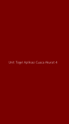 Tampilan Antarmuka Aplikasi Unit Togel Aplikasi Cuaca Akurat - 4