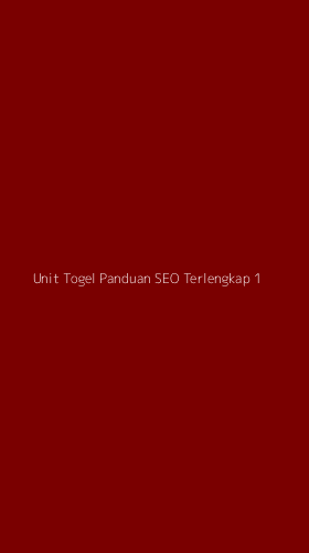 Tampilan Antarmuka Aplikasi Unit Togel Panduan Seo Terlengkap - 1