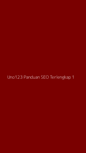 Tampilan Antarmuka Aplikasi Uno123 Panduan Seo Terlengkap - 1