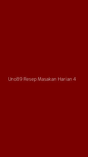 Tampilan Antarmuka Aplikasi Uno89 Resep Masakan Harian - 4