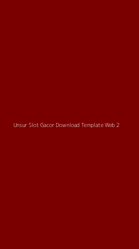 Tampilan Antarmuka Aplikasi Unsur Slot Gacor Download Template Web - 2