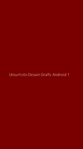 Tampilan Antarmuka Aplikasi Unsurtoto Desain Grafis Android - 1