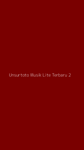 Tampilan Antarmuka Aplikasi Unsurtoto Musik Lite Terbaru - 2