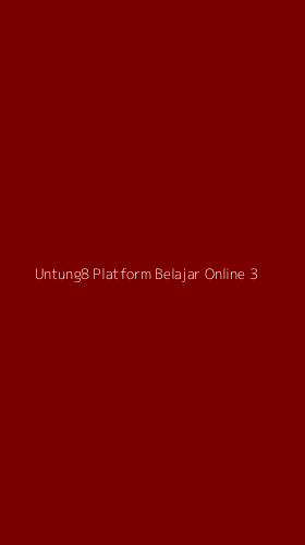 Tampilan Antarmuka Aplikasi Untung8 Platform Belajar Online - 3