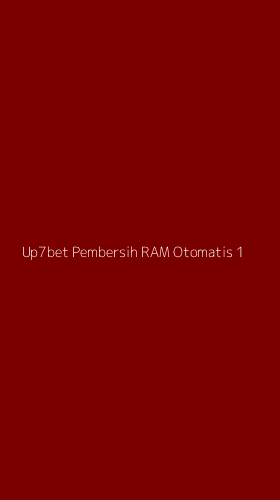 Tampilan Antarmuka Aplikasi Up7bet Pembersih Ram Otomatis - 1