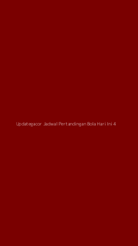 Tampilan Antarmuka Aplikasi Updategacor Jadwal Pertandingan Bola Hari Ini - 4