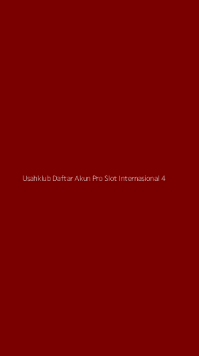 Tampilan Antarmuka Aplikasi Usahklub Daftar Akun Pro Slot Internasional - 4