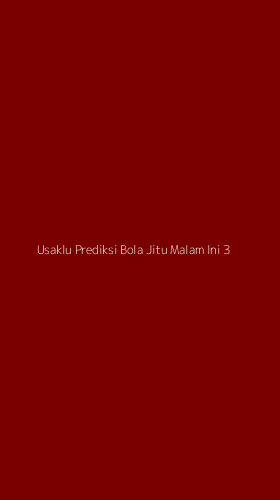 Tampilan Antarmuka Aplikasi Usaklu Prediksi Bola Jitu Malam Ini - 3