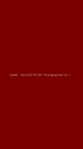 Tampilan Antarmuka Aplikasi Usd4d - Data SGP HK SDY Terlengkap Hari Ini - 1