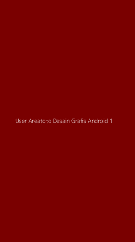 Tampilan Antarmuka Aplikasi User Areatoto Desain Grafis Android - 1
