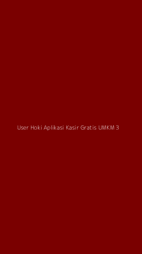 Tampilan Antarmuka Aplikasi User Hoki Aplikasi Kasir Gratis Umkm - 3