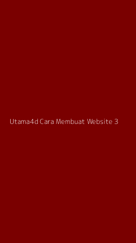 Tampilan Antarmuka Aplikasi Utama4d Cara Membuat Website - 3