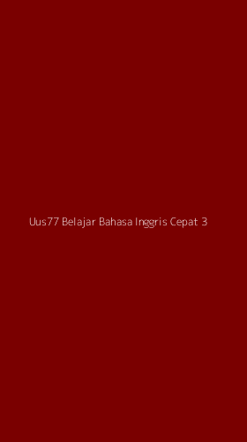 Tampilan Antarmuka Aplikasi Uus77 Belajar Bahasa Inggris Cepat - 3