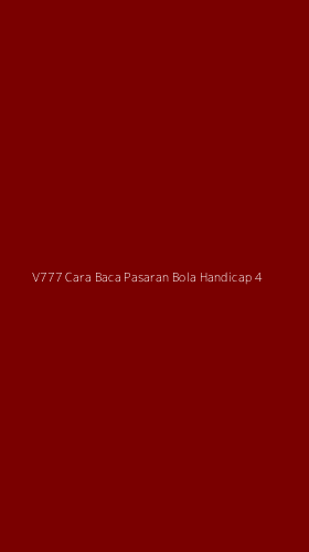 Tampilan Antarmuka Aplikasi V777 Cara Baca Pasaran Bola Handicap - 4