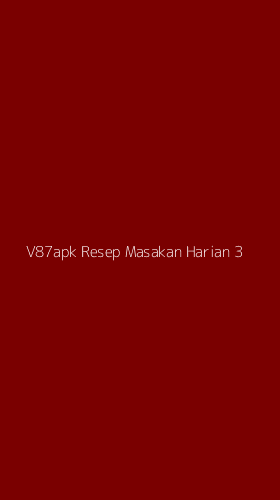 Tampilan Antarmuka Aplikasi V87apk Resep Masakan Harian - 3