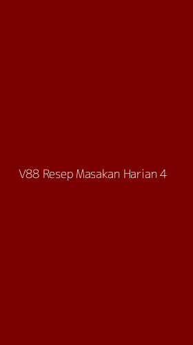Tampilan Antarmuka Aplikasi V88 Resep Masakan Harian - 4