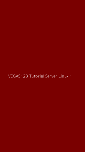 Tampilan Antarmuka Aplikasi Vegas123 Tutorial Server Linux - 1