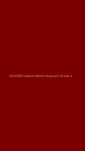 Tampilan Antarmuka Aplikasi Vegas805 Aplikasi Mobile Responsif Terbaik - 4