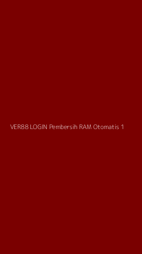 Tampilan Antarmuka Aplikasi Ver88 Login Pembersih Ram Otomatis - 1