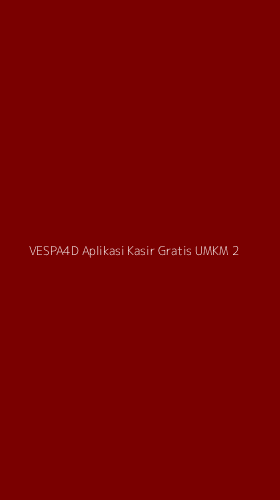 Tampilan Antarmuka Aplikasi Vespa4d Aplikasi Kasir Gratis Umkm - 2