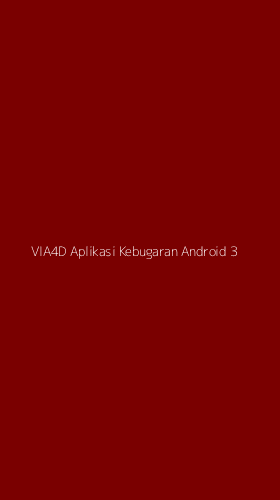 Tampilan Antarmuka Aplikasi Via4d Aplikasi Kebugaran Android - 3