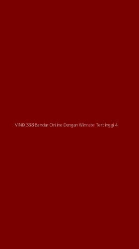 Tampilan Antarmuka Aplikasi Vinix388 Bandar Online Dengan Winrate Tertinggi - 4