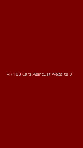 Tampilan Antarmuka Aplikasi Vip188 Cara Membuat Website - 3