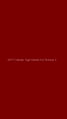 Tampilan Antarmuka Aplikasi Vip777 Bandar Togel Hadiah Full Terbesar - 3