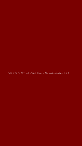 Tampilan Antarmuka Aplikasi Vip777 Slot Info Slot Gacor Maxwin Malam Ini - 4