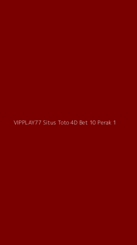 Tampilan Antarmuka Aplikasi Vipplay77 Situs Toto 4d Bet 10 Perak - 1