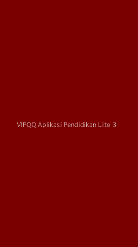 Tampilan Antarmuka Aplikasi Vipqq Aplikasi Pendidikan Lite - 3
