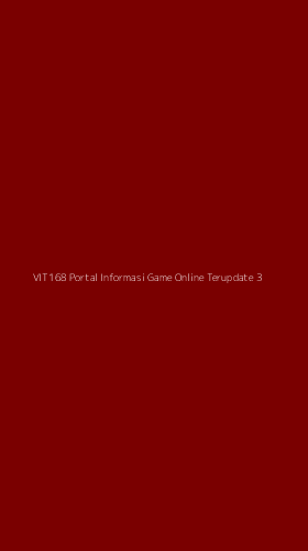 Tampilan Antarmuka Aplikasi Vit168 Portal Informasi Game Online Terupdate - 3