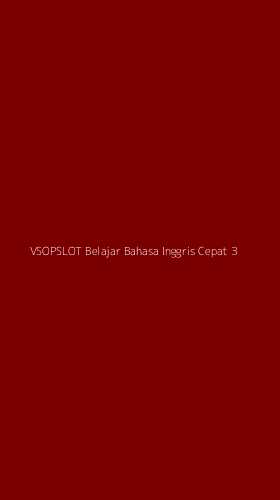 Tampilan Antarmuka Aplikasi Vsopslot Belajar Bahasa Inggris Cepat - 3