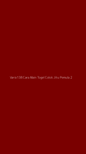 Tampilan Antarmuka Aplikasi Vario138 Cara Main Togel Colok Jitu Pemula - 2
