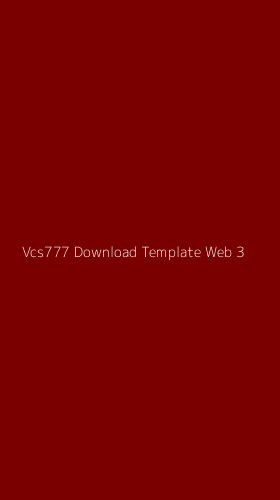 Tampilan Antarmuka Aplikasi Vcs777 Download Template Web - 3