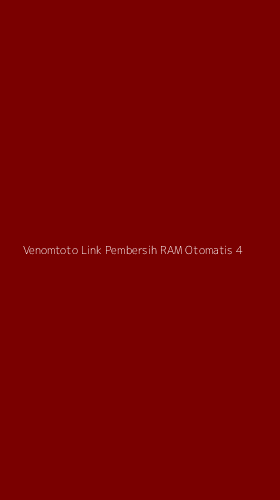 Tampilan Antarmuka Aplikasi Venomtoto Link Pembersih Ram Otomatis - 4