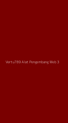 Tampilan Antarmuka Aplikasi Vertu789 Alat Pengembang Web - 3