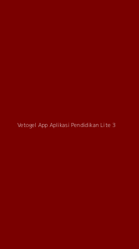 Tampilan Antarmuka Aplikasi Vetogel App Aplikasi Pendidikan Lite - 3