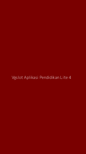 Tampilan Antarmuka Aplikasi Vgslot Aplikasi Pendidikan Lite - 4