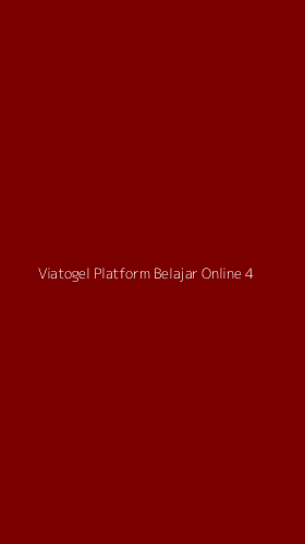 Tampilan Antarmuka Aplikasi Viatogel Platform Belajar Online - 4