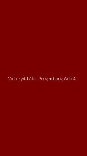 Tampilan Antarmuka Aplikasi Victory4d Alat Pengembang Web - 4