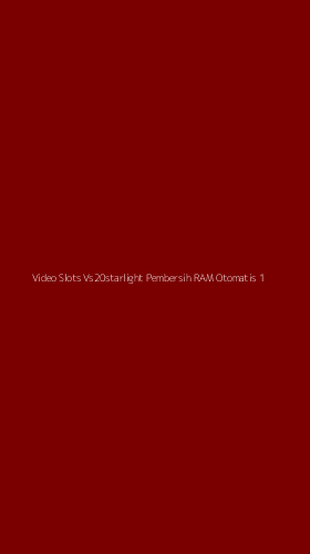 Tampilan Antarmuka Aplikasi Video Slots Vs20starlight Pembersih Ram Otomatis - 1