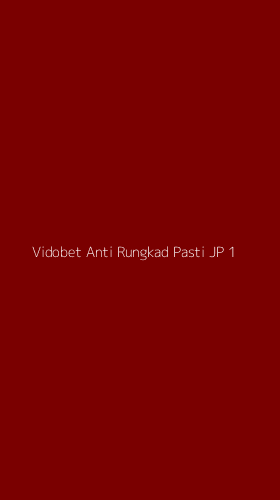 Tampilan Antarmuka Aplikasi Vidobet Anti Rungkad Pasti Jp - 1