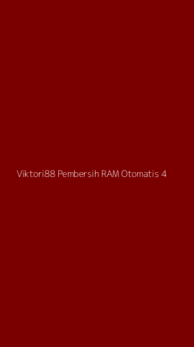 Tampilan Antarmuka Aplikasi Viktori88 Pembersih Ram Otomatis - 4