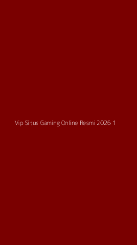 Tampilan Antarmuka Aplikasi Vip Situs Gaming Online Resmi 2026 - 1
