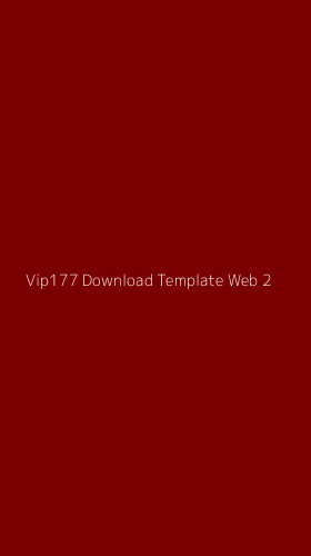 Tampilan Antarmuka Aplikasi Vip177 Download Template Web - 2