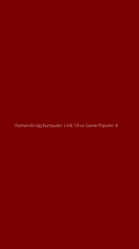 Tampilan Antarmuka Aplikasi Vipmandiriqq Kumpulan Link Situs Game Populer - 4
