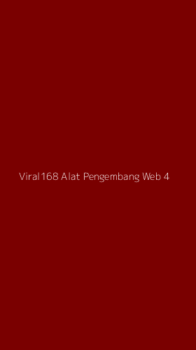 Tampilan Antarmuka Aplikasi Viral168 Alat Pengembang Web - 4