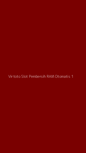 Tampilan Antarmuka Aplikasi Virtoto Slot Pembersih Ram Otomatis - 1